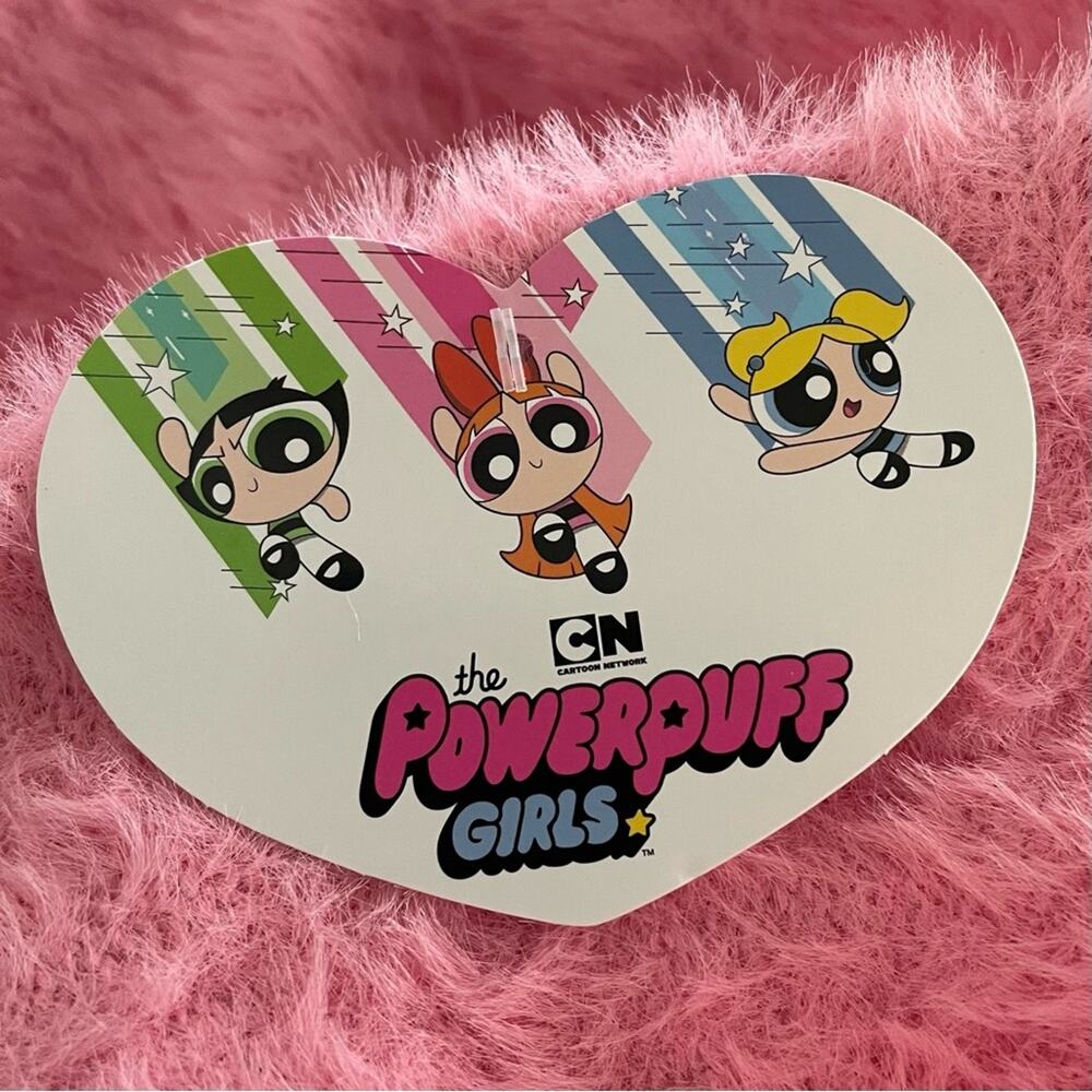 Cartoon Network NEW Limited Edition Rare Fuzzy Powerpuff Bucket Hat Pink - Picture 4 of 5